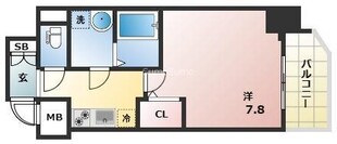 ララプレイス大阪城WESTENの物件間取画像